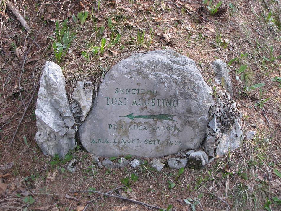 Il sentiero degli Alpini al monte Carona